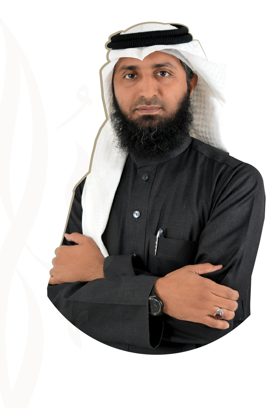 عمر العسبلي - المدير العام لشركة ملهم للفن البصري في الرياض